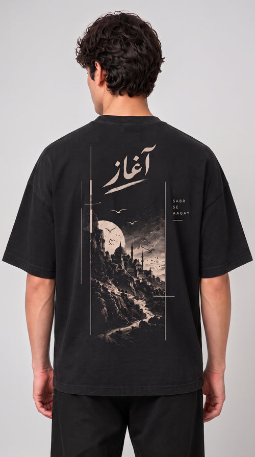 BLACK SHADOW GRAPHIC TEE